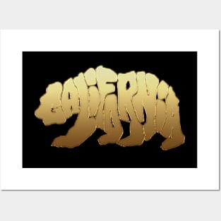 Cali Gold Grizzly Posters and Art